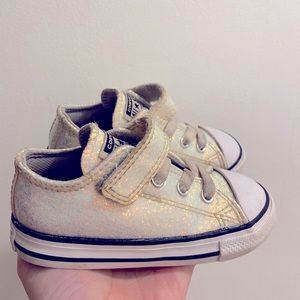 Glitter Toddler Converse/Chucks size 7